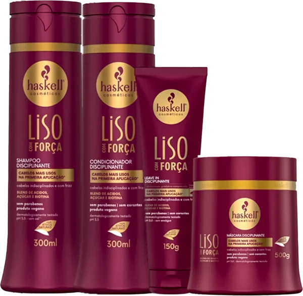 Kit Haskell Liso Com Força 300ml